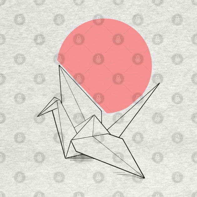 Paper crane by Makar